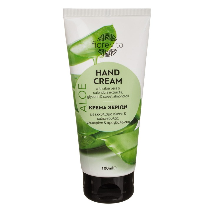 Fiorevita kézkrém aloe verával, körömvirág kivonattal, glicerinnel és mandulaolajjal - 100ml