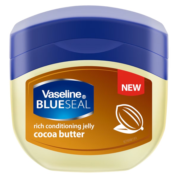 Vaseline® Blue Seal Petroleum Jelly cu unt de cacao 250 ml