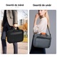 Geanta Messenger Laptop Impermeabila Crossbody, Geanta de Umar Unisex Profesionala Calatorie Birou, 15.6", Negru