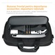 Geanta Messenger Laptop Impermeabila Crossbody, Geanta de Umar Unisex Profesionala Calatorie Birou, 14", Negru