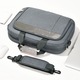 Geanta Messenger Laptop Impermeabila Crossbody, Geanta de Umar Unisex Profesionala Calatorie Birou, 15.6", Gri