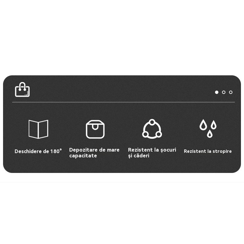 Geanta Laptop Impermeabila cu Protectie 4 Straturi – Compatibila cu MacBook, HP, Dell, Lenovo, Asus, 13.3", Negru