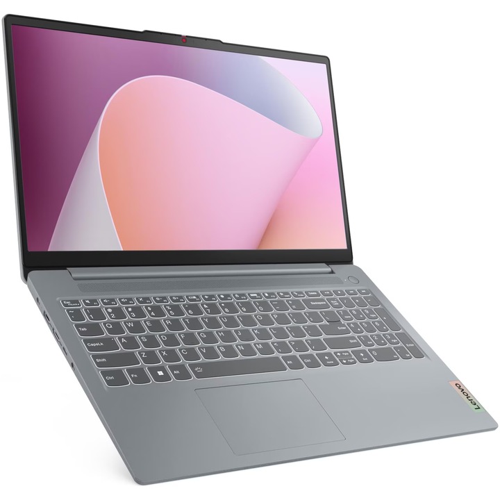 Lenovo IdeaPad Slim 3 15ABR8 Office laptop, 15.6", AMD Ryzen 5 5625U 4.3 GHz, 8 GB RAM, 256 GB SSD, AMD Radeon Graphics, NoOS, Arctic Grey