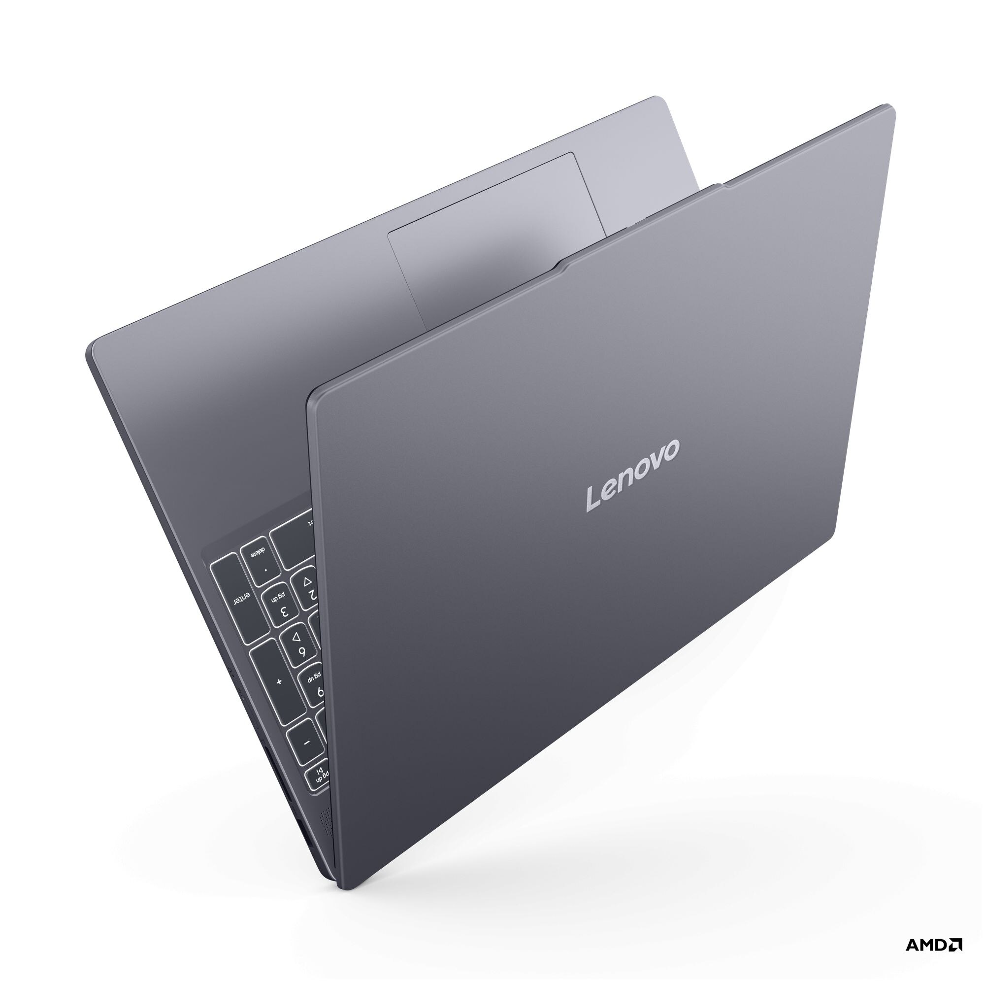 Laptop Lenovo IdeaPad Slim 3 15AHP10 83KA003URM, 15.3 inch 1920 x 1200, AMD Ryzen 7 8840HS 8 C / 16 T, 3.3 GHz - 5.1 GHz, 8 MB 16 MB cache, 28 W, 24 GB DDR5, 512 GB SSD, AMD Radeon 780M Graphics, Windows 11 Pro, Gri