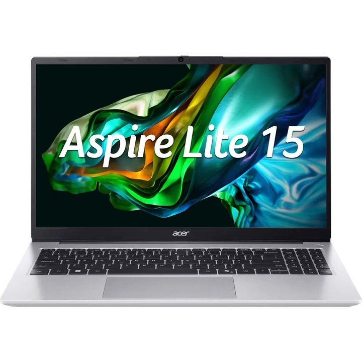 ACER Aspire Lite 15 AL15-41P-R3XH laptop, AMD Ryzen 7 5700U akár 4.3GHz, 15" Full HD 16GB, 512GB SSD, AMD Radeon Graphics, Ingyenes DoS, Szürke