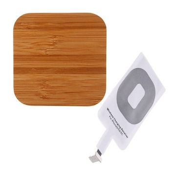Incarcator Wireless Bambus Phuture Charging Pad cu incarcare rapida si receiver compatibil iPhone 5, 5C, 5S, 6, 6S, 7 , 7S (Square) - Phuture® Incarcator Wireless Bambus Phuture Charging Pad cu incarcare rapida si receiver compatibil iPhone 5, 5C, 5S, 6, 6S, 7 , 7S (Square) - Phuture®