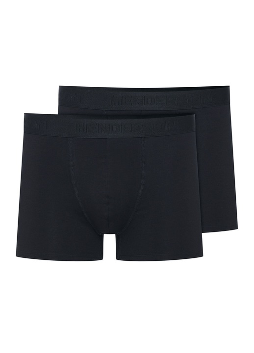 Boxeri (crac mai lung) barbati set de 2 perechi Move Henderson Negru, Negru