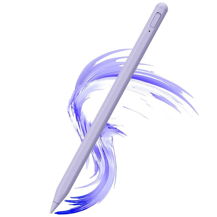Creion Stylus Active Pen pentru Tableta iPad, Desen si Scris, Palm Rejection, iOS, Optim Touch, Mov