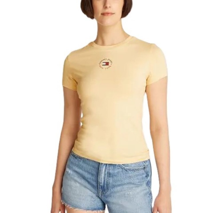 Tricou Tommy Hilfiger TJW SLIM ESSENTIAL LOGO 2TEE-DW0DW20316-ZGA