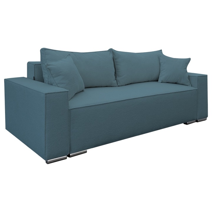 Canapea extensibila Nube cu lada de depozitare, N73 albastru, 230x100x82