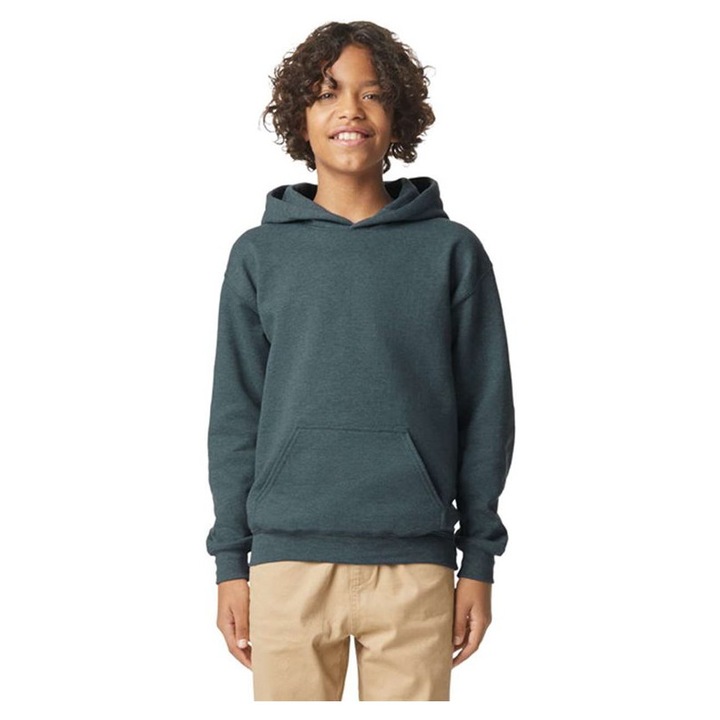 Gildan gyerek kapucnis pulóver - GIBSF500, Szürke