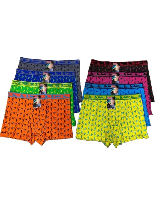 Set barbati BOXER 8 buc. Multicolor UOMO (Multicolor, Multicolor