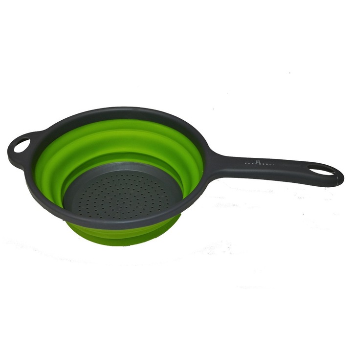 Strecatoare pliabila Edenberg cu maner 24 x 24 x 10 cm Gri - Verde EB-1013