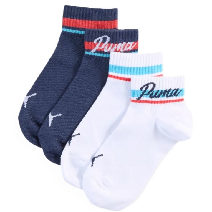 Чорапи Puma за момичета, kids club house quarter 2p, 938648-02, 31-34 INTL, Бял