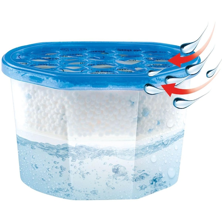 Tableta de schimb pentru absorbant umiditate, 450g, lavanda, 10x10x3,8cm, set compatibil cu toate absorbantele umiditate reutilizabile
