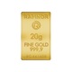 Lingou de Aur Rafinor 20 grame, 24 K, puritate 999,9 ‰
