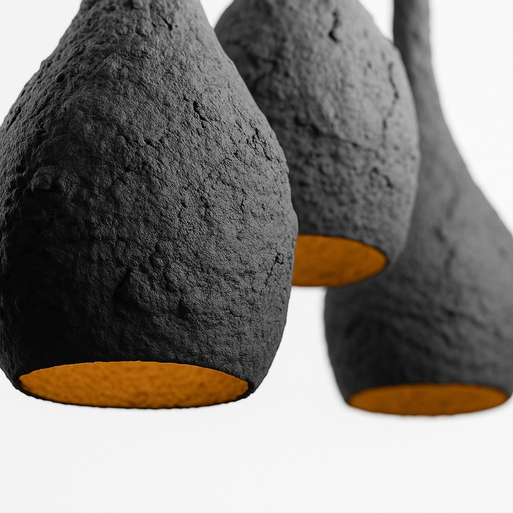 Volkano sötét függőlámpa