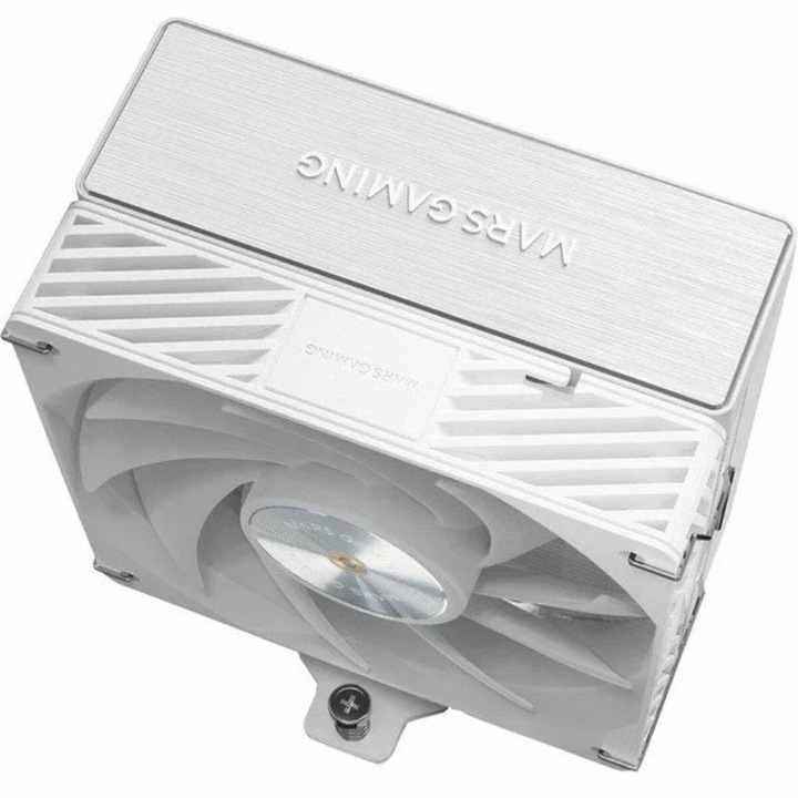 CPU ventilátor, Mars Gaming MCPUX5W, fehér, 12 cm, 2000rpm, 4 tűs
