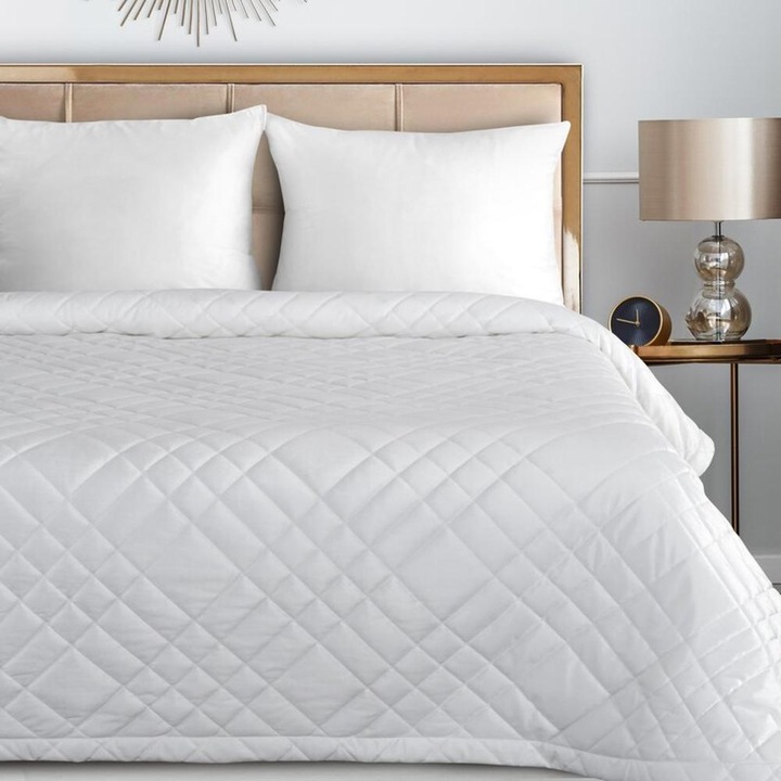 Cuvertura RIA6, 170x210cm, alb, 100% poliester