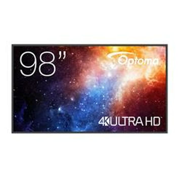 Optoma H1F2C0IBW101 4K Ultra HD LED monitor, 98 hüvelykes, 248,9 x 140 cm