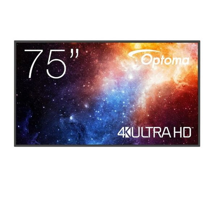 Optoma N3751K 4K Ultra HD LED monitor, fekete, 75" (190,5 cm), 3840x1080 képpont
