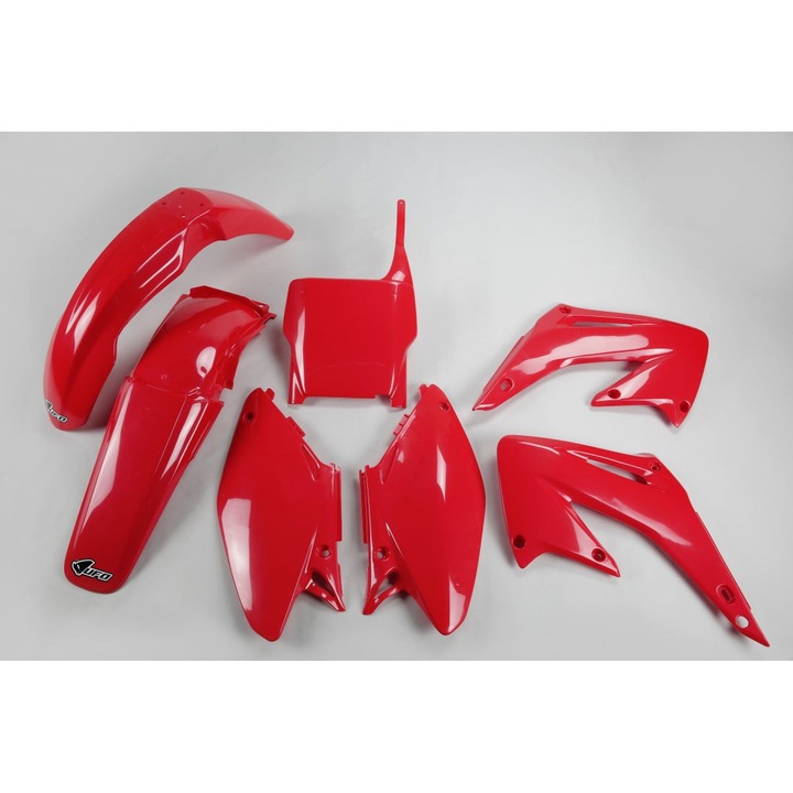 Set protectii moto, UFO, HOKIT102070, rosu, pentru Honda CR 125/250 '04-'07