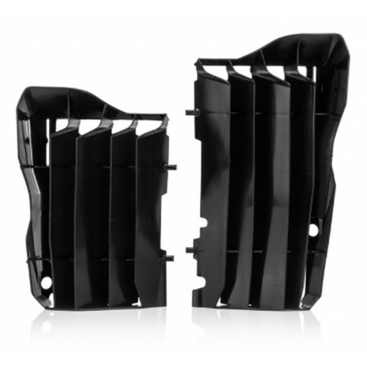 Set 2 protectii radiator moto UFO, negru, pentru HONDA CRF 250 R '18-'19