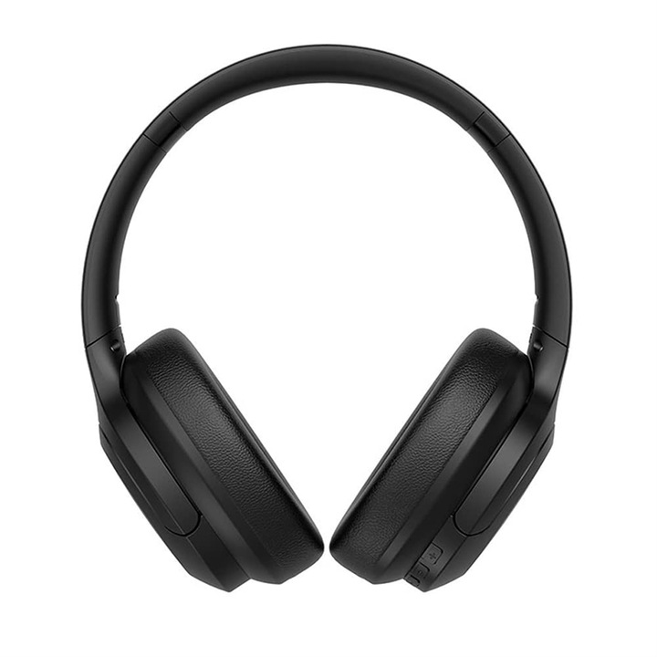 Casti wireless over-ear, Hi-Res, bass puternic, negru, 20h autonomie