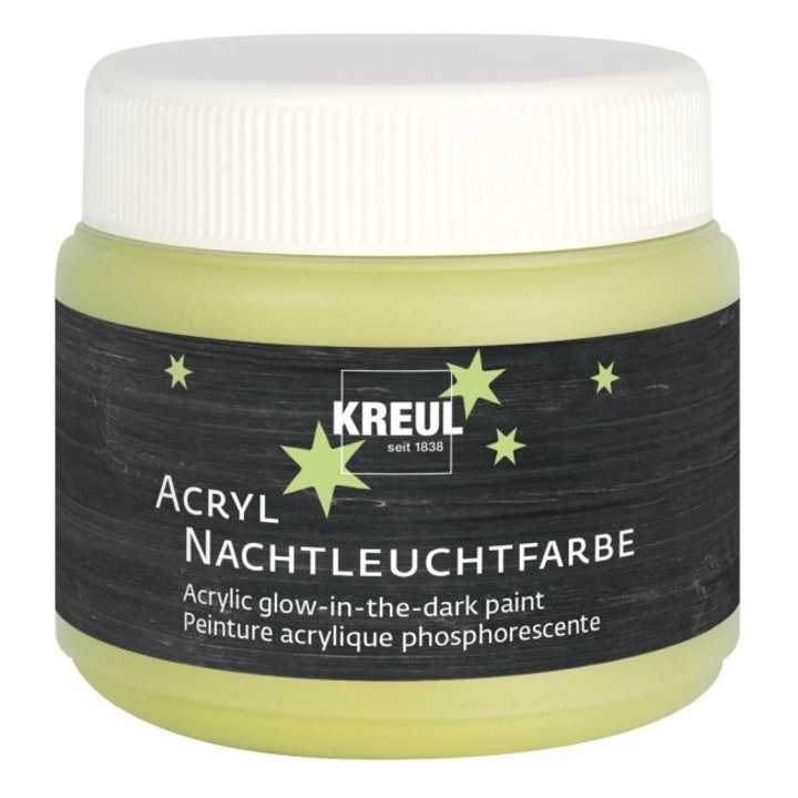 Vopsea acrilica Kreul Glow-in-the-dark 150 ml