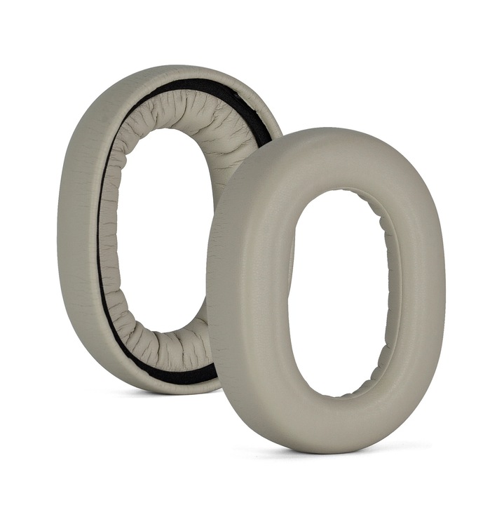 Комплект от 2 гъби за слушалки MTP Jabra Elite 85h, Протеинова кожа, Златист