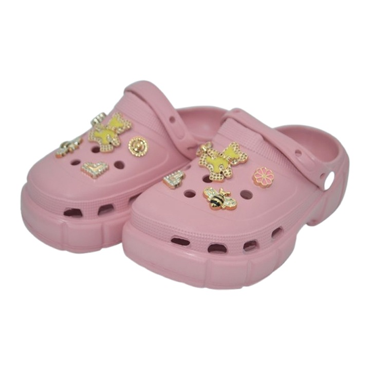 Papuci din spuma EVA, pentru fete, Mini Junior PSF-100625R, Roz 119881