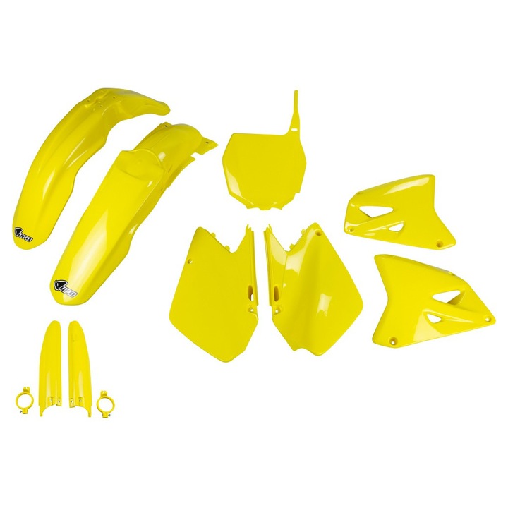 Set protectii moto, UFO, plastic, galben, pentru Suzuki RM 125/250 '01-'22
