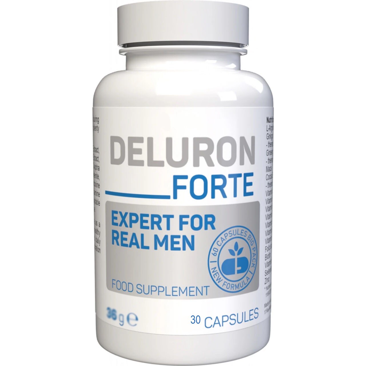 DELURON Forte – Fejlett prosztata- és húgyúti egészség támogatás (30 ...