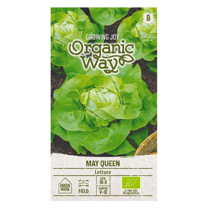 Seminte ecologice, Salata May Queen, Organic Way, plic, 1 gram
