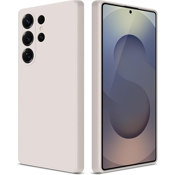 Husa silicon lichid pentru Samsung Galaxy S25 Ultra, BEJ
