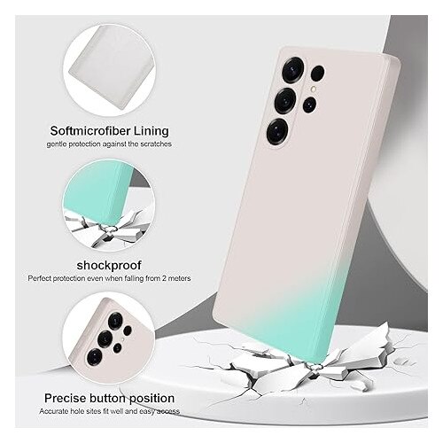 Husa silicon lichid pentru Samsung Galaxy S25 Ultra, BEJ