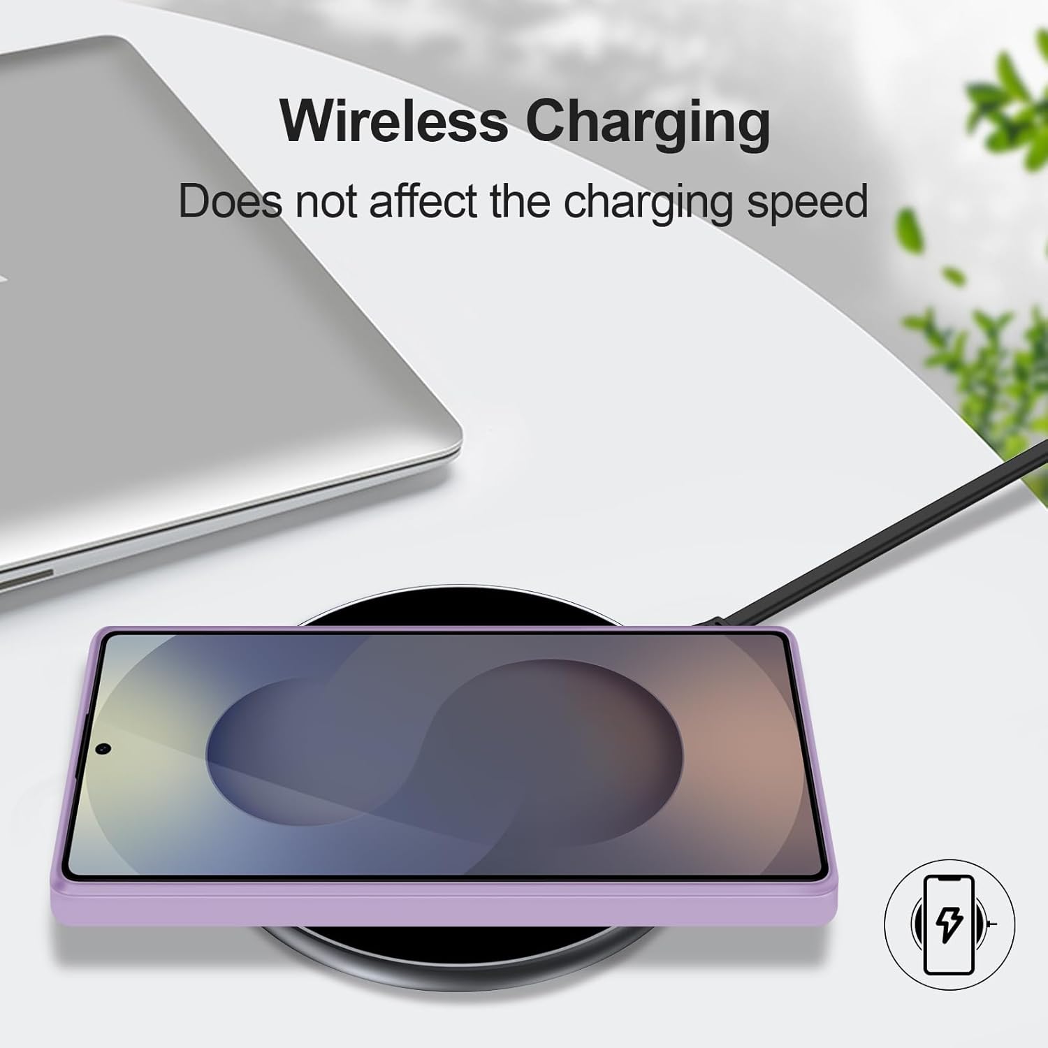 Husa pentru Samsung Galaxy S25 Ultra, silicon lichid, interior din microfibra, violet