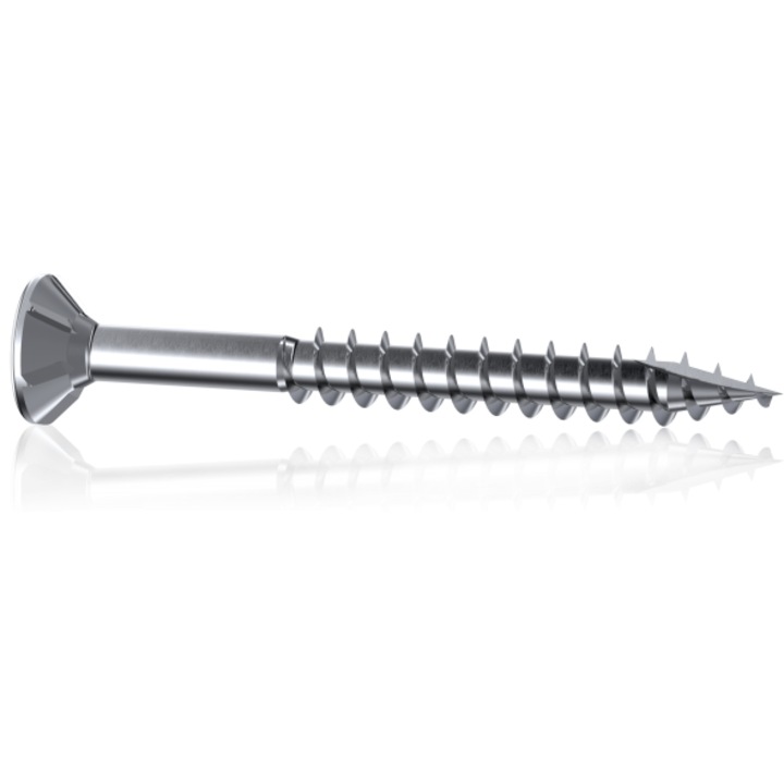 Surub autofiletant Inox A2 Reisser 5x80 mm, 200 Buc