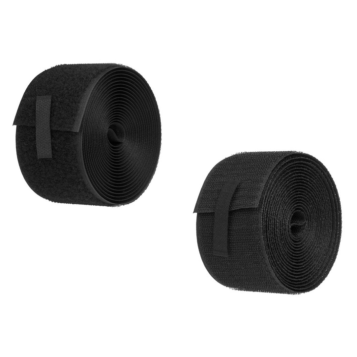 Banda adeziva scai neagra (scai & puf) 3mx5cm - 2buc