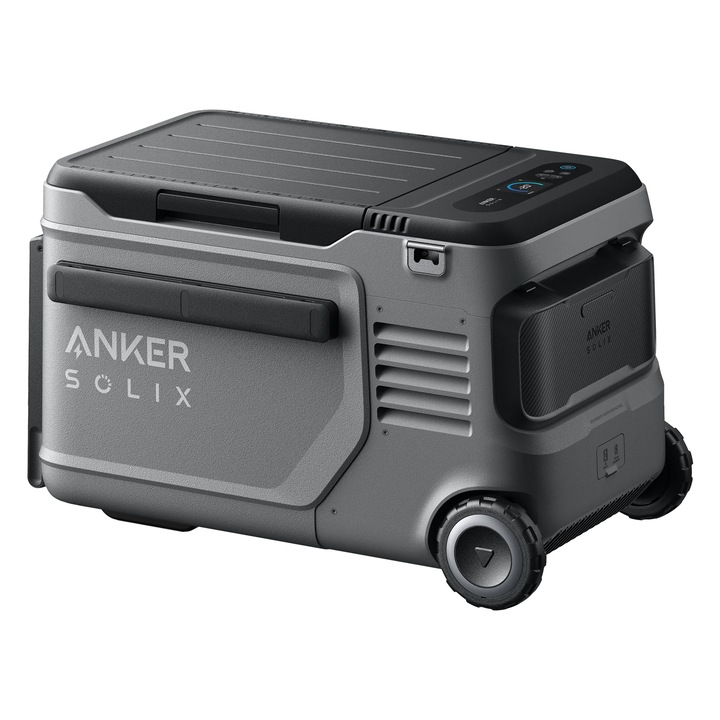 Frigider portabil Anker Solix EverFrost 2 Powered Cooler 23L, cu baterie inclusa, Gri