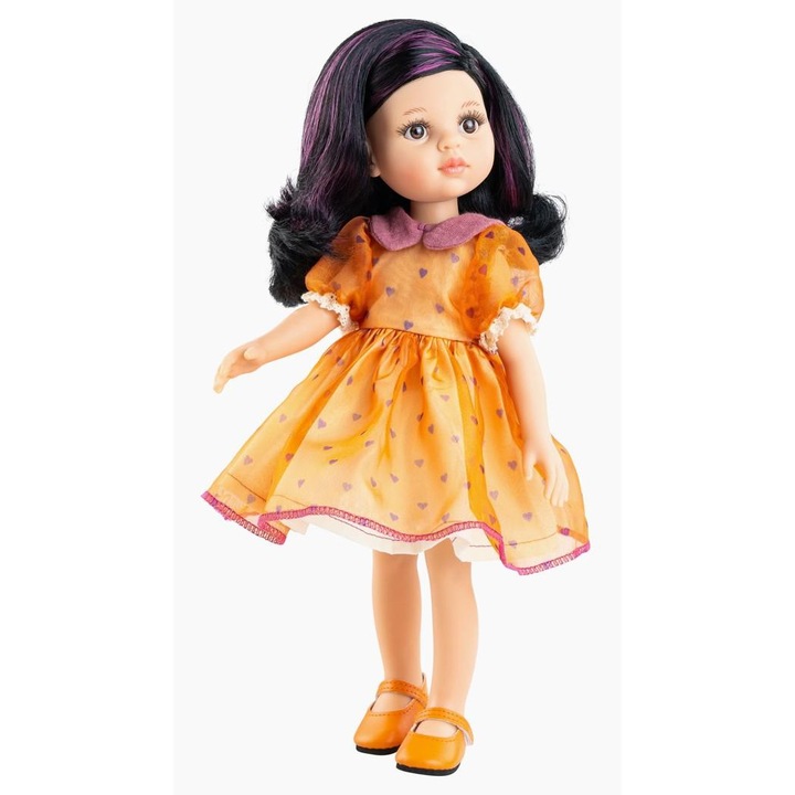 Paola Reina baba, Carina, narancssárga, 32 cm