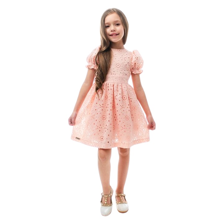 Rochie eleganta pentru fete, Mini Junior DR115-Y4F13, Roz 117986