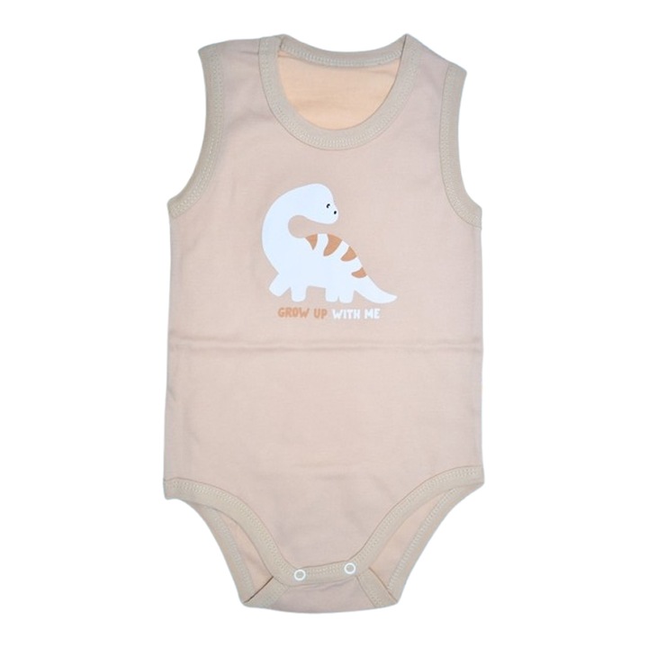 Body tip maiou, pentru baieti, Mini Junior 3117DB, Bej 118579