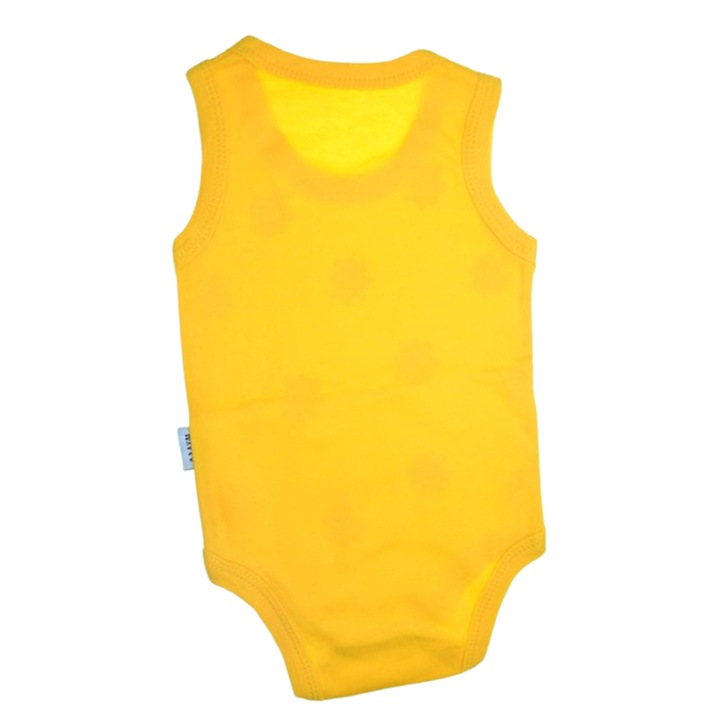 Tank top body, lányoknak, Mini Junior 3118FG, Sárga 118633