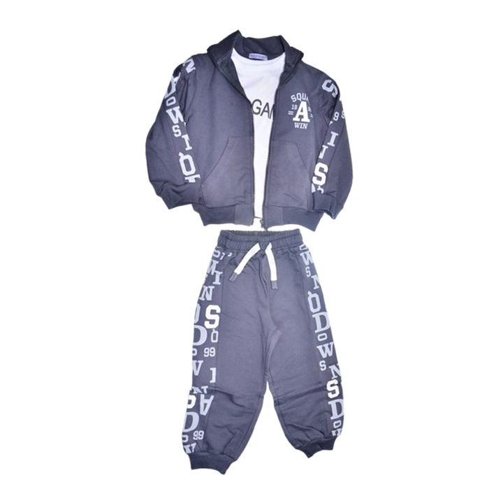 Trening din 3 piese, pentru baieti, Mini Junior 2747G, Gri 118874