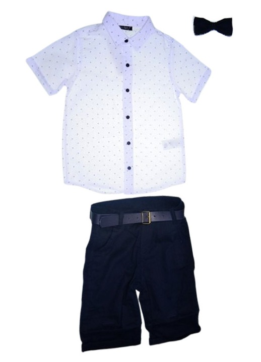 Compleu casual, de vara, 3 piese, pentru baieti, Mini Junior 3714M, Multicolor 118930