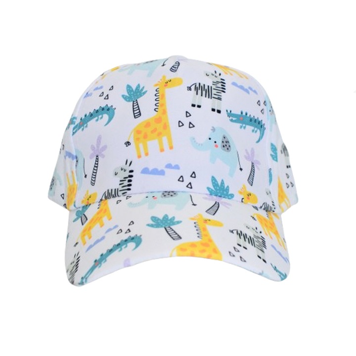 Мини детска шапка с велкро PRIE-MJ21 за момчета с козирка, многоцветна 118997