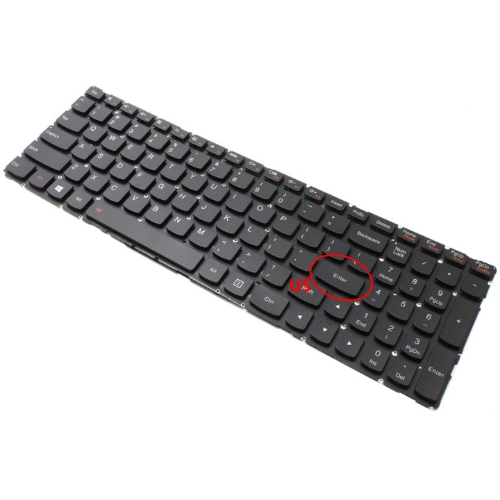 Клавиатура Lenovo IdeaPad 25211020 САЩ, IdeaPad 500 15ACZ САЩ, IdeaPad 500 15ISK САЩ, IdeaPad Z51 70 САЩ