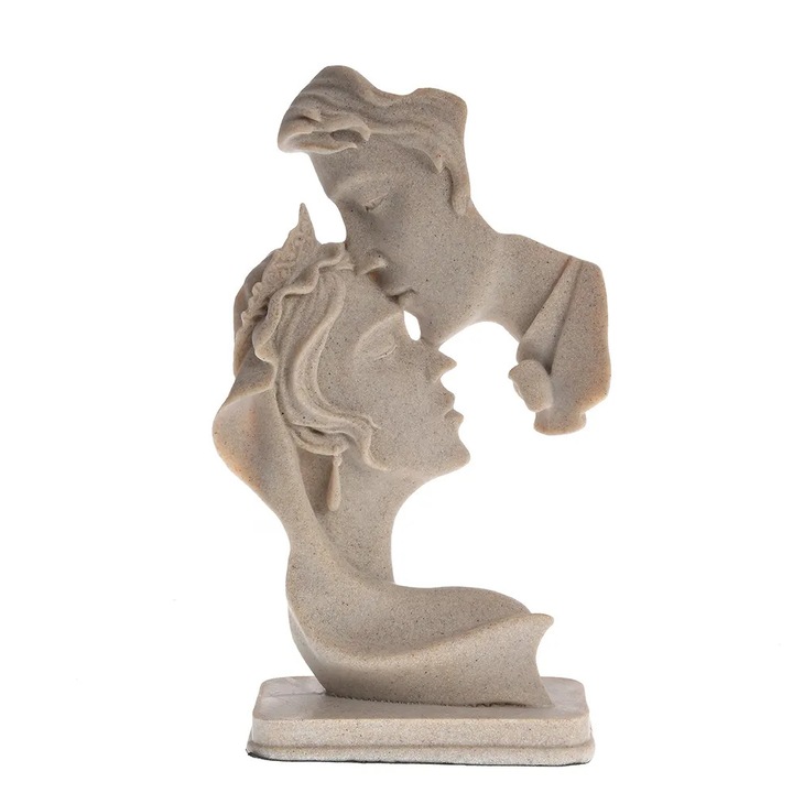 Statueta gri cuplu 26 cm, Meli Melo Paris