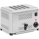 Toster Royal Catering 4 Kromki 1800 W, Srebra metalica, Timer 5 minute, Suprafata din otel inoxidabil